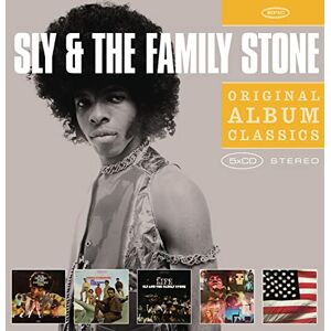 Original Album Classics : A Whole New Thing / Dance to the Music / Life / Stand / There's a Riot Goin' on (Coffret 5 CD) - Publicité Original Album Classics : A Whole New Thing / Dance to the Music / Life / Stand / There's a Riot Goin' on (Coffret 5 CD) - Publicité