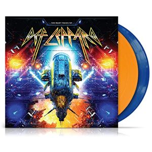 Many Faces of Def Leppard/Transparent Orange/Blue Marbled Vinyl - Publicité Many Faces of Def Leppard/Transparent Orange/Blue Marbled Vinyl - Publicité