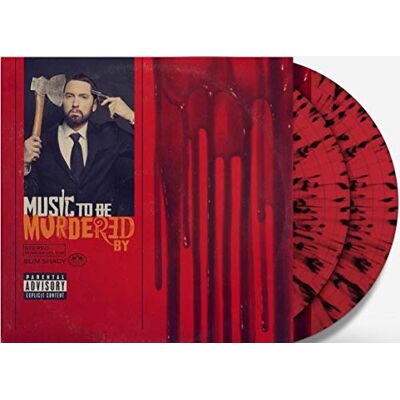 Eminem Music To Be Murdered By Exclusive Limited Edition Red With Black Splatter Colored 2x Vinyl LP - Publicité Eminem Music To Be Murdered By Exclusive Limited Edition Red With Black Splatter Colored 2x Vinyl LP - Publicité