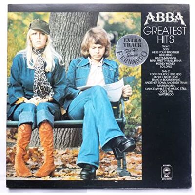 Abba Greatest Hits LP Epic EPC69218 EX/EX 1976 - Publicité Abba Greatest Hits LP Epic EPC69218 EX/EX 1976 - Publicité