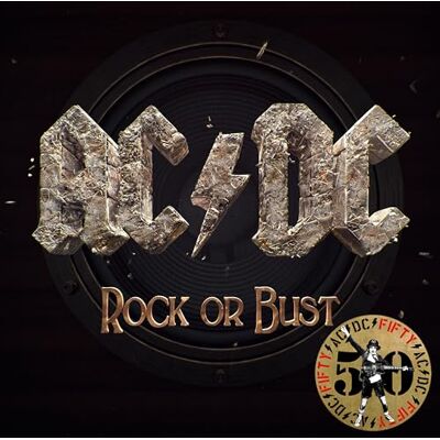 Rock Or Bust (50th Anniversary Gold Color - Publicité Rock Or Bust (50th Anniversary Gold Color - Publicité