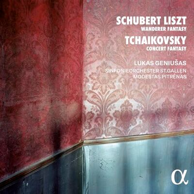 Schubert/Liszt: Wanderer Fantasy Tchaïkovski: Concert Fantasy - Publicité Schubert/Liszt: Wanderer Fantasy Tchaïkovski: Concert Fantasy - Publicité