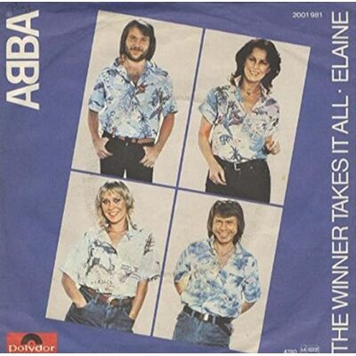 ABBA The Winner Takes It All / Elaine Polydor 2001 981 - Publicité ABBA The Winner Takes It All / Elaine Polydor 2001 981 - Publicité