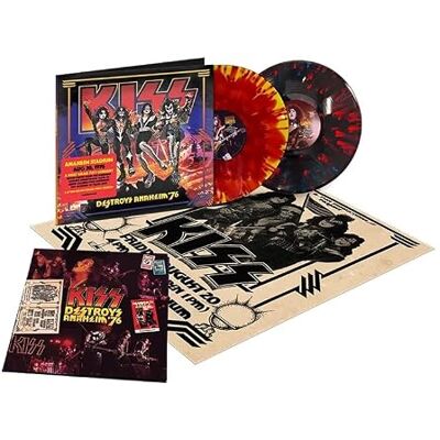 Kiss , Neues Album 2026, Destroys Anaheim '76, Exclusive Color mit Booklet - Publicité Kiss , Neues Album 2026, Destroys Anaheim '76, Exclusive Color mit Booklet - Publicité
