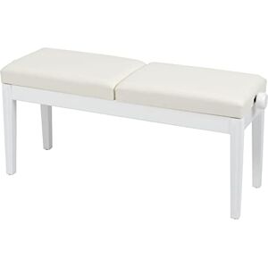 Classic Cantabile Banc de Piano Deux Places Blanc Brillant - Publicité Classic Cantabile Banc de Piano Deux Places Blanc Brillant - Publicité