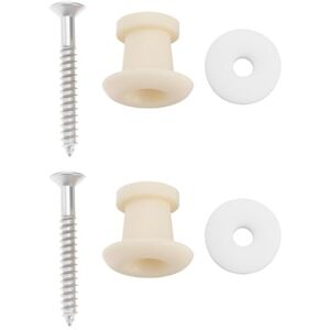 The Lord of the Tools Lot de 2 boutons de verrouillage de sangle de guitare en forme de tête de champignon pour guitare acoustique électrique et basse - Publicité The Lord of the Tools Lot de 2 boutons de verrouillage de sangle de guitare en forme de tête de champignon pour guitare acoustique électrique et basse - Publicité