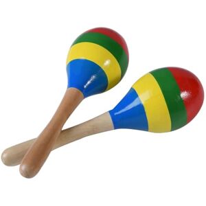 Gosera Maracas Hochets à Percussion à Main, Instrument de Musique Rumba Shaker en Bois pour Enfants Adultes, Lot de 2 Durables - Publicité Gosera Maracas Hochets à Percussion à Main, Instrument de Musique Rumba Shaker en Bois pour Enfants Adultes, Lot de 2 Durables - Publicité