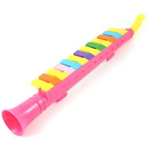 Ruilogod Enfants Musical Educational Horn Shape 13 Clés Bouche Organe Melodica - Publicité