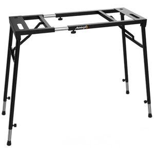 Audibax Onyx Pro 1 Support Réglable pour Clavier et Table de Mixage Charge Maximale 50 kg Support pour Surface Plane Réglable en Largeur et en Hauteur Protections de Sol en Caoutchouc - Publicité Audibax Onyx Pro 1 Support Réglable pour Clavier et Table de Mixage Charge Maximale 50 kg Support pour Surface Plane Réglable en Largeur et en Hauteur Protections de Sol en Caoutchouc - Publicité