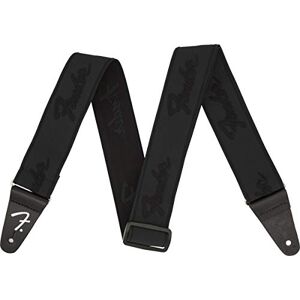 Fender WeightLess Sangle de guitare avec logo Noir/noir 5 cm - Publicité Fender WeightLess Sangle de guitare avec logo Noir/noir 5 cm - Publicité