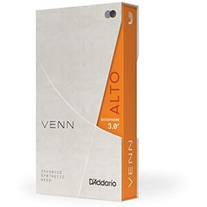 D'Addario VENN G2 Synthetic Alto Saxophone Reeds Anches de saxophone alto avec une construction synthétique avancée de fibres polymères, résine, canne naturelle Résistance 30+ - Publicité D'Addario VENN G2 Synthetic Alto Saxophone Reeds Anches de saxophone alto avec une construction synthétique avancée de fibres polymères, résine, canne naturelle Résistance 30+ - Publicité