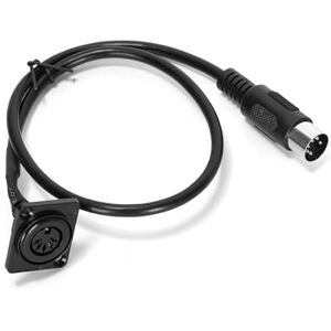 Ruimou 1pcs adaptateur de câble DIN MIDI 5pin connecteur de type D mâle à femelle, longueur 53,5 cm pour appareils de musique électronique, claviers, séquenceurs (connecteur de type D mâle à femelle) - Publicité Ruimou 1pcs adaptateur de câble DIN MIDI 5pin connecteur de type D mâle à femelle, longueur 53,5 cm pour appareils de musique électronique, claviers, séquenceurs (connecteur de type D mâle à femelle) - Publicité