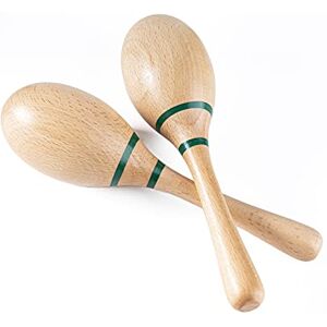 Musfunny Maracas Shakers Instruments de musique : Maracas en bois avec poignée – Shaker à percussion, cadeau d'anniversaire, ktv fête, danse, spectacles en direct - Publicité Musfunny Maracas Shakers Instruments de musique : Maracas en bois avec poignée – Shaker à percussion, cadeau d'anniversaire, ktv fête, danse, spectacles en direct - Publicité