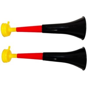 Pandiui23 Vuvuzela Trompettes deux corps Accessoire pour football et célébrations sportives, klaxon d'air bruyant pour l'animation Idéal pour le transport (2 produits, Allemagne) - Publicité Pandiui23 Vuvuzela Trompettes deux corps Accessoire pour football et célébrations sportives, klaxon d'air bruyant pour l'animation Idéal pour le transport (2 produits, Allemagne) - Publicité