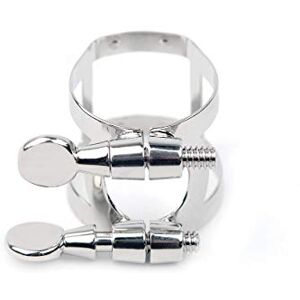 D'Addario Ligature Rico, clarinette basse, nickel - Publicité D'Addario Ligature Rico, clarinette basse, nickel - Publicité