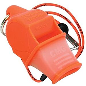 Fox 40 Sifflet arbitre entraineur FOX40 Sonik CMG Safety + Lanière orange fluo - Publicité Fox 40 Sifflet arbitre entraineur FOX40 Sonik CMG Safety + Lanière orange fluo - Publicité