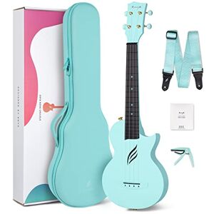 enya Ukulélé Concert Nova U 23 pouces Fibre de Carbone Ukulele Débutants Petite Hawaïen Guitare Accessoire avec Housse Cordes Capodastre Sangle (bleu) - Publicité enya Ukulélé Concert Nova U 23 pouces Fibre de Carbone Ukulele Débutants Petite Hawaïen Guitare Accessoire avec Housse Cordes Capodastre Sangle (bleu) - Publicité