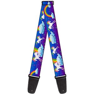 Buckle-Down Sangle de guitare par 34-60" Unicorns/Rainbows/Stars Blue/Purple - Publicité Buckle-Down Sangle de guitare par 34-60" Unicorns/Rainbows/Stars Blue/Purple - Publicité