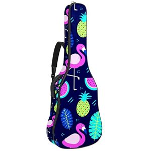 Générique Sac à dos imperméable pour guitare acoustique Motif libellules Bleu et jaune Rose, Couleur 5, 42.9x16.9x4.7 in, Organiseur de sac - Publicité