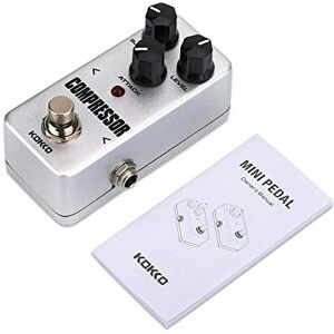 Bnineteenteam Mini Compresseur Sustainer, Pédale d'effet pour Guitare Électrique, Effet Compressor Sustainer, Gris, Noir, Argent, Modèle FCP2 - Publicité Bnineteenteam Mini Compresseur Sustainer, Pédale d'effet pour Guitare Électrique, Effet Compressor Sustainer, Gris, Noir, Argent, Modèle FCP2 - Publicité