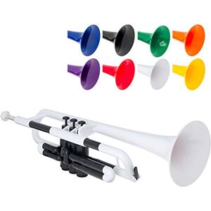 PINSTRUMENTS PTRUMPET 700631 Trompette avec embouchure et housse, Blanc - Publicité PINSTRUMENTS PTRUMPET 700631 Trompette avec embouchure et housse, Blanc - Publicité