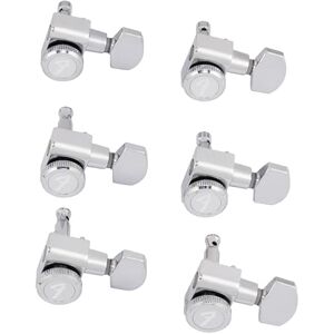 Fender Mécaniques Bloquantes pour Guitare Electrique Stratocaster/Telecaster, Lot de 6, Chrome - Publicité Fender Mécaniques Bloquantes pour Guitare Electrique Stratocaster/Telecaster, Lot de 6, Chrome - Publicité