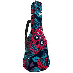 Générique Sac à dos imperméable pour guitare acoustique Motif fleurs de cerisier Rose, Couleur 5, 42.9x16.9x4.7 in, Organiseur de sac - Publicité