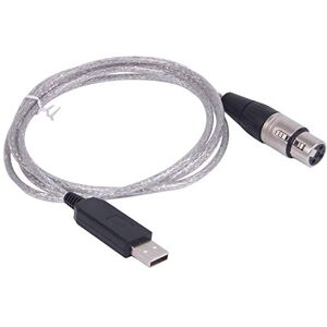 usangreen Adaptateur USB DMX512 Contrôleur DMX512 Variateur RS485 3 broches XLR Prend en charge Freestyler (1,8 m, coque USB noire) - Publicité usangreen Adaptateur USB DMX512 Contrôleur DMX512 Variateur RS485 3 broches XLR Prend en charge Freestyler (1,8 m, coque USB noire) - Publicité