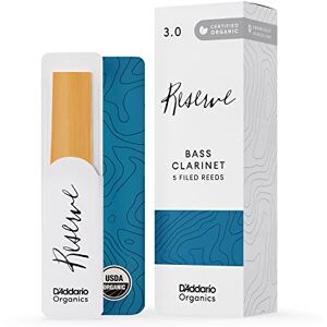 D'Addario Organique Reserve Bass Anches de Clarinette Anches pour Clarinette 3.0 Force, 5 Paquet - Publicité D'Addario Organique Reserve Bass Anches de Clarinette Anches pour Clarinette 3.0 Force, 5 Paquet - Publicité