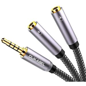 DuKabel Adaptateur répartiteur micro audio TRRS Stecker / 2 TRRS Buchse Fiche TRRS / 2 prises TRRS. Publicité DuKabel Adaptateur répartiteur micro audio TRRS Stecker / 2 TRRS Buchse Fiche TRRS / 2 prises TRRS. Publicité