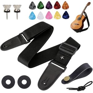 Ztolbriy Sangle de Guitare Acoustique et Électrique Confortable et Réglable, Parfaite pour Les Guitaristes Amateurs et Professionnels, Compatible avec Tous Les Types de Guitares - Publicité Ztolbriy Sangle de Guitare Acoustique et Électrique Confortable et Réglable, Parfaite pour Les Guitaristes Amateurs et Professionnels, Compatible avec Tous Les Types de Guitares - Publicité