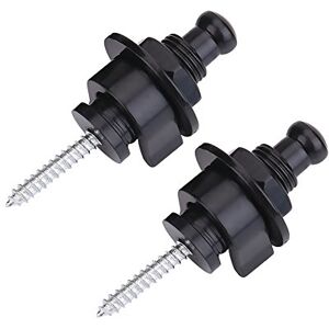 Dilwe 2Pcs Fixations de Sangle de Guitare, Sangle de Verrouillage Anti-dérapant Accessoire pour Guitare électrique Basse (Noir) - Publicité Dilwe 2Pcs Fixations de Sangle de Guitare, Sangle de Verrouillage Anti-dérapant Accessoire pour Guitare électrique Basse (Noir) - Publicité
