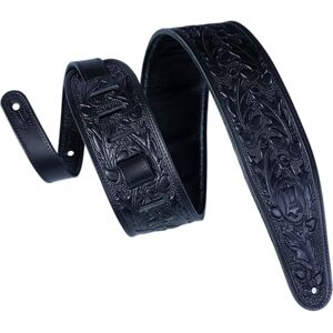 Levy's Leathers PM44T01-BLK Sangle de guitare - Publicité Levy's Leathers PM44T01-BLK Sangle de guitare - Publicité