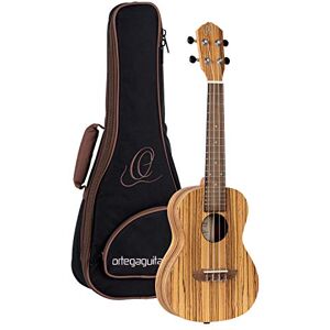 Ortega Guitars Ukulélé Concert Acoustique – Série Timber – Housse Incluse – Zebrawood, Naturel (RFU11Z) - Publicité Ortega Guitars Ukulélé Concert Acoustique – Série Timber – Housse Incluse – Zebrawood, Naturel (RFU11Z) - Publicité