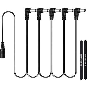 YIMATEECO Adaptateur d'alimentation pour pédale de guitare, 1 à 5 voies Câble d'alimentation DC 9 V Câble répartiteur pour la plupart des pédales d'effet de guitare (câbles d'alimentation à 5 - Publicité YIMATEECO Adaptateur d'alimentation pour pédale de guitare, 1 à 5 voies Câble d'alimentation DC 9 V Câble répartiteur pour la plupart des pédales d'effet de guitare (câbles d'alimentation à 5 - Publicité