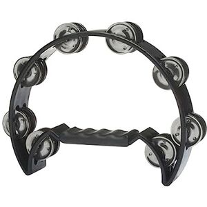 Stagg TAB2BK Tambourin 1/ lune 16 cymbalettes Noir - Publicité Stagg TAB2BK Tambourin 1/ lune 16 cymbalettes Noir - Publicité
