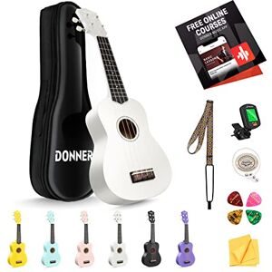Donner DMU-01 Macaron Series Ukulele White - Publicité Donner DMU-01 Macaron Series Ukulele White - Publicité