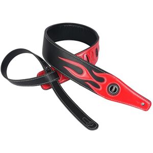 YUEKO Sangle de guitare avec motif éclair et flamme pour guitare électrique/basse, A5-marron flamme, 6.5cm width - Publicité YUEKO Sangle de guitare avec motif éclair et flamme pour guitare électrique/basse, A5-marron flamme, 6.5cm width - Publicité