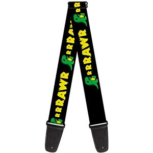 Buckle-Down Sangle de guitare RRRAWR Dinosaur Black/Green/Yellow - Publicité Buckle-Down Sangle de guitare RRRAWR Dinosaur Black/Green/Yellow - Publicité
