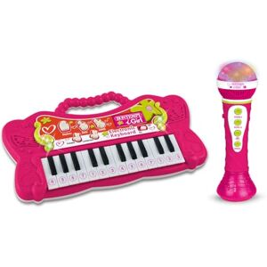 Bontempi 2171 Microphone et clavier karaoké 22 boutons 60 2171 - Publicité