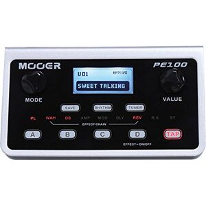 MOOER PE100 Guitar Effects,Black - Publicité MOOER PE100 Guitar Effects,Black - Publicité