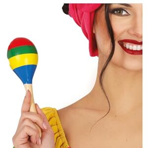 FIESTAS GUIRCA MARACA BOIS MUSIQUE PERCUSSION 20CM MULTICOLORE - Publicité FIESTAS GUIRCA MARACA BOIS MUSIQUE PERCUSSION 20CM MULTICOLORE - Publicité