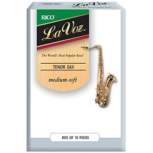 D'Addario Rico Anches La Voz pour saxophone ténor, force Medium-Soft, pack de 10 - Publicité D'Addario Rico Anches La Voz pour saxophone ténor, force Medium-Soft, pack de 10 - Publicité