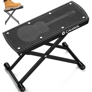 CAHAYA Repose-pieds pour guitare réglable sur 6 niveaux : repose-pieds de guitare avec base en caoutchouc antidérapant Repose-pieds portable et pliable pour guitariste Charge maximale 70 kg, - Publicité CAHAYA Repose-pieds pour guitare réglable sur 6 niveaux : repose-pieds de guitare avec base en caoutchouc antidérapant Repose-pieds portable et pliable pour guitariste Charge maximale 70 kg, - Publicité