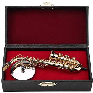 Jectse Modèle réplique saxophone alto miniature, ornements modèle modèle sax alto cuivré avec socle et coffret en bois , de Noël et anniversaire anniversaire pour vos enfants - Publicité Jectse Modèle réplique saxophone alto miniature, ornements modèle modèle sax alto cuivré avec socle et coffret en bois , de Noël et anniversaire anniversaire pour vos enfants - Publicité