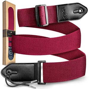Belfort Sangle de guitare, Guitar Strap pour guitare électrique, guitare acoustique, guitare occidentale, basse E et ukulélé pour enfants et adultes, Sangle de guitare avec cuir microfibre + E-BOOK (Red) - Publicité Belfort Sangle de guitare, Guitar Strap pour guitare électrique, guitare acoustique, guitare occidentale, basse E et ukulélé pour enfants et adultes, Sangle de guitare avec cuir microfibre + E-BOOK (Red) - Publicité
