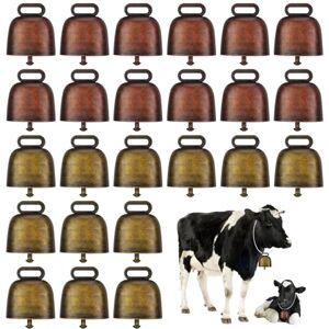 BYZESTY Cloche De Vache, 24 Pièce Rétro Cloche Vache, Mouton Vache Cloches Cloches De Pâturage, Cloche De Vache En Métal Clochettes, Cuivre Cloches Bétail Bronze Cloche Pour Les Animaux Et Les Décoration - Publicité BYZESTY Cloche De Vache, 24 Pièce Rétro Cloche Vache, Mouton Vache Cloches Cloches De Pâturage, Cloche De Vache En Métal Clochettes, Cuivre Cloches Bétail Bronze Cloche Pour Les Animaux Et Les Décoration - Publicité