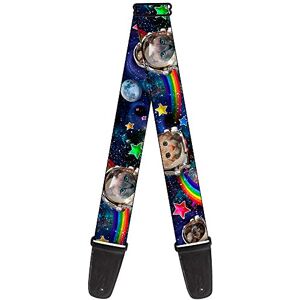 Buckle-Down Sangle de guitare Astronaut Cats in Space/Rainbows/Stars - Publicité Buckle-Down Sangle de guitare Astronaut Cats in Space/Rainbows/Stars - Publicité