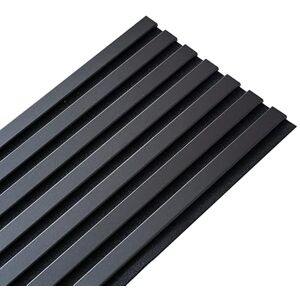 DECOON Panneau Mural Acoustique tasseaux Bois 250 x 30 x 1,9 cm Lamelles placage Noir Fond Noir 0,75m² - Publicité DECOON Panneau Mural Acoustique tasseaux Bois 250 x 30 x 1,9 cm Lamelles placage Noir Fond Noir 0,75m² - Publicité