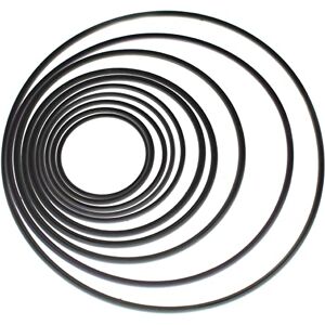 HXNH Lot de 10 courroies rondes en caoutchouc de 1/1,5 mm de diamètre résistantes à l'usure pour enregistreur à bande 80-130 mm - Publicité HXNH Lot de 10 courroies rondes en caoutchouc de 1/1,5 mm de diamètre résistantes à l'usure pour enregistreur à bande 80-130 mm - Publicité